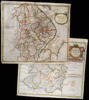 Collection of 7 maps of England and her parts by Robert Morden