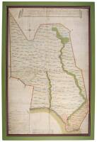 Manuscript map in ink and watercolor of lands near St. Petersburg, Russia, that formerly belonged to Prince Grigori Alexandrovich Potemkin-Tavricheski