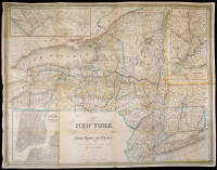 Map of the State of New York, Showing the Boundaries of Counties & Townships, Cities, Towns and Villages...