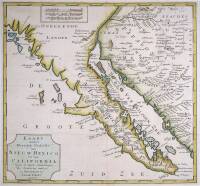 Kaart van het Westelyk Gedeelte van Nieuw Mexico en van California Volgens de laatste Ontdekkingen der Jesuiten en anderen. Te Amsterdam by Isaak Tirion. MDCCLXV