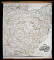 Railroad Map of Ohio 1895. Published by the State