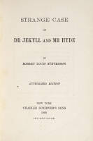 Strange Case of Dr Jekyll and Mr Hyde