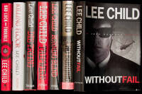 Seven titles by Lee Child, three of them signed