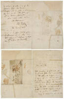 Autograph letter signed by composer Hector Berlioz to fellow composer Edward Silas