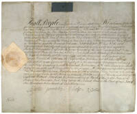 Manuscript Commission Appointing Robert Dinwiddie Inspector General of Customs for Barbadoes (sic) and the Leeward Islands