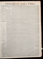 3 bound volumes of the Sacramento Daily Union