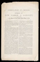 Immigration of Chinese. Speech of Hon. Aaron A. Sargent, of California, in the Senate of the United States, May 2, 1876