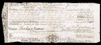 Bill of Exchange Specially Printed for the Royal Artillery, filled out in ink