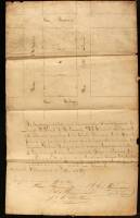 Manuscript survey of several lots in New Orleans