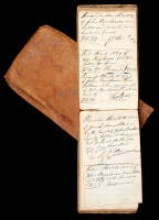 Manuscript account book recodring payments made by John Beerbower, signed in acknowledgement by many of the payees