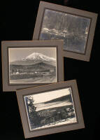 Original photographs of Mt. Shasta, Shasta Springs Resort and Grass Lake, California