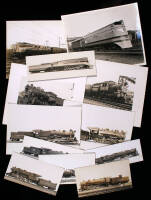 Group of Approximately 55 Railroad Photographs and Specification Cards