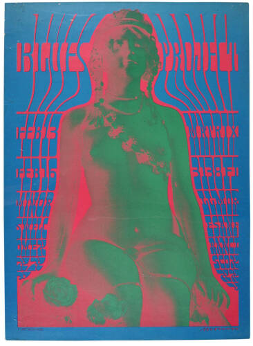 Collection of 44 Rock Posters for performances at the Avalon Ballroom, Fillmore Auditorium and other venues in San Francisco in the late 1960's