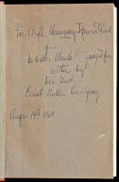 A Moveable Feast - a Hemingway family copy