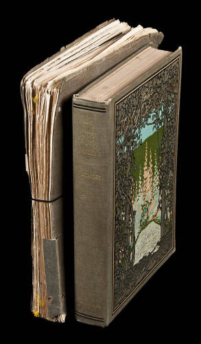Manuscript natural history book kept by Ursula Hemingway