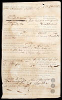 1842 Mississippi legal document concerning a slave boy