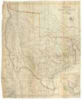 A Map of Texas, Compiled from Surveys Recorded in the Land Office of Texas, and Other Official Surveys. By John Arrowsmith, Soho Square. London.... Recognized as an Independent State by Great Britain 16th. Novr. 1840