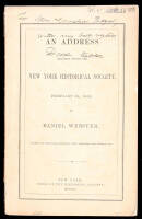 An Address Delivered Before the New York Historical Society, February 23, 1852