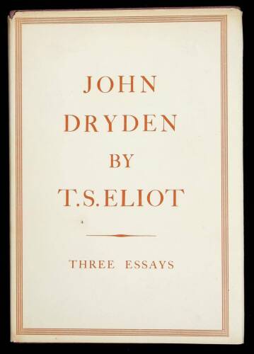 John Dryden: Three Essays