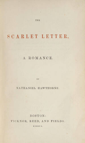 The Scarlet Letter: A Romance