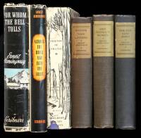 Lot of 7 books by or relating to Hemingway