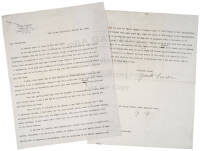 Typed letter signed from Jack London to Alfred J. Waterhouse