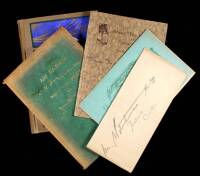 Small group of letters and books inscribed by Joaquin and Juanita Miller to A.J. Waterhouse