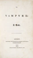 The Vampyre; A Tale