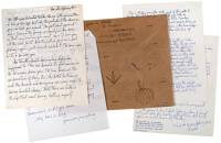 A significant archive of 3 letters to his future wife Mimi, 25 photocopied typescript with holograph corrections & additions by Mimi to correspondence with Random House for Fariña’s second book, first edition copies of Fariña’s two books, plus ephemera it