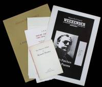 Lot of 3 booklets and 3 broadsides