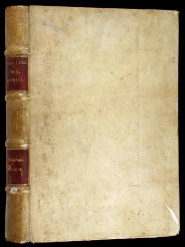 Q. Horatii Flacci poetae Venvsini, Omnia Poemata cvm ratione carminvm, & argumentis vbique insertis, interpretibus Acrone...