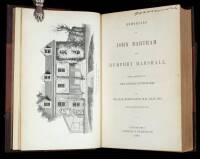 Memorials of John Bartram and Humphrey Marshall. With Notices of Their Botanical Contemporaries