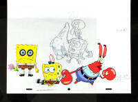 Spongebob Squarepants hand-painted animation cels