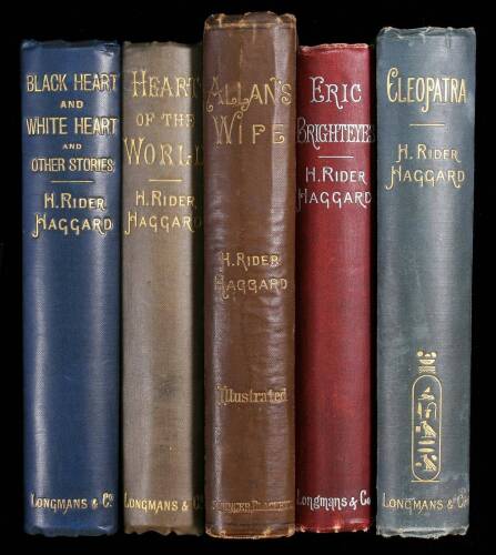 Lot of 5 titles by H. Rider Haggard