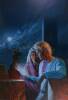 Original oil painting for the cover art of Andre Norton & Mary Schaub&rsquo;s The Magestone, published by Warner Books (1996), framed