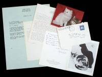 Collection of 12 letters & 1 other paper item, signed by Andre Norton