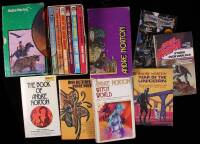 Collection of 402 Andre Norton paperbacks, some signed