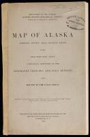 Map Of Alaska Showing Known Gold-Bearing Rocks with Descriptive Text Containing Sketches of the Geography, Geology, and Gold Deposits and Routes to the Gold Fields