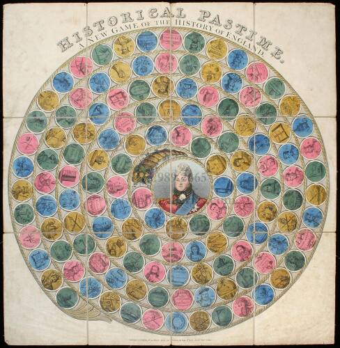 Historical Pastime: A New Game of the History of England from William 1st of Geo. 4th