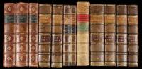 Large group of European history in leather bindings