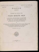 Purpose and Plan of the Four Minute Men - and numerous related bulletins