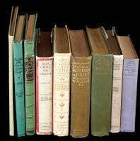 Nine illustrated volumes