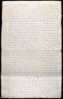 Abstract of Texas court case brought by Sheriff John W. Moore, protesting court costs assigned him by Harris County clerk D.W.C. Harris for 148 cases