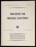 Procedure for Military Executions.