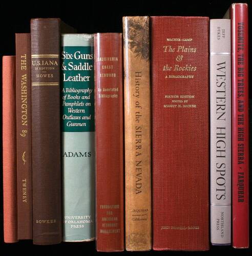 Lot of Nine Americana Bibliographies