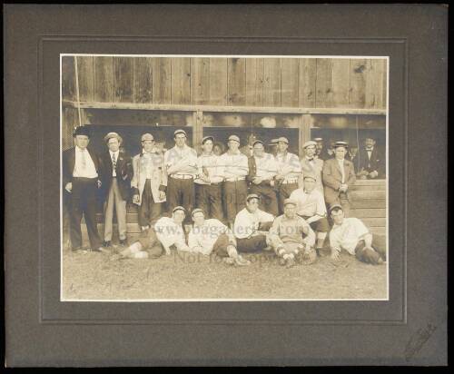 Gelatin Silver Print Photograph of a Spalding Baseball Team