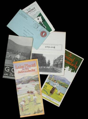 Lot of 5 golf booklets of the Adirondacks & the East Coast
