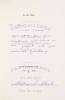 The Clapcott Papers. Special Presentation Copy