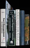 Lot of 6 golf course & turf management books