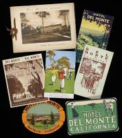 Lot of 7 Hotel Del Monte ephemera items